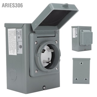 Aries306 30A เครื่องกำเนิดไฟฟ้า Power Inlet กล่อง 125V 3750W กลางแจ้ง Weatherproof ซ็อกเก็ตอุปกรณ์เสริมสำหรับ RV