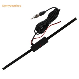 [Domybestshop.th] เสาอากาศวิทยุอิเล็กทรอนิกส์ AM-FM 12V -L สําหรับรถยนต์