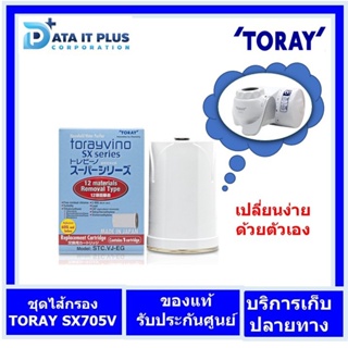 TORAY(โทเร) ไส้กรอง  TORAY STC.VJ-EG สำหรับเครื่องกรองน้ำแบบติดปลายก๊อก 3 ขั้นตอน