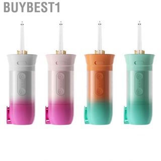 Buybest1 Electric  Irrigator 3 Gears 360 Degrees Rotation 200ml Water Tank Scalable Dental Oral Cleaner