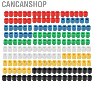 Cancanshop 180 PCS Breadboard Push Button Cover 6 Colors Round Tact Switch Hat