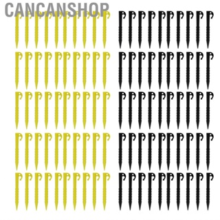 Cancanshop 50x Plastic Tent Peg 5.5in Serrated Sand  Outdoor Beach Spike Nail Hot