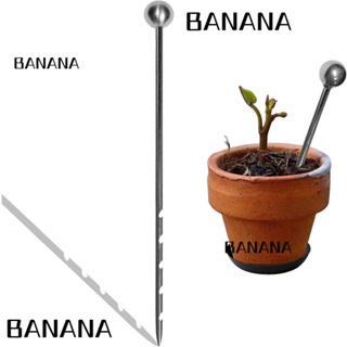 Banana1 เครื่องวัดความชื้นในดิน แบบสเตนเลส 14 นิ้ว ทนทาน สําหรับรดน้ําต้นไม้ สวน