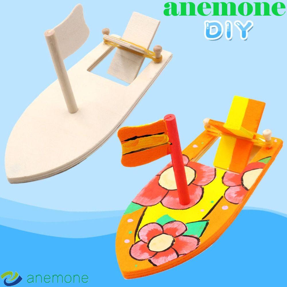 anemone-ชุดโมเดลเรือใบไม้-แฮนด์เมด-diy-สําหรับเด็กอนุบาล
