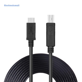 [ElectronicMall01.th] # สายเคเบิลเครื่องพิมพ์สแกนเนอร์ USB C 3.1 เป็น USB 2.0 Type C เป็น Type B สําหรับเครื่องพิมพ์