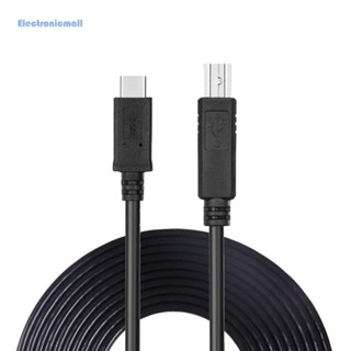 [ElectronicMall01.th] # สายเคเบิลเครื่องพิมพ์สแกนเนอร์ USB C 3.1 เป็น USB 2.0 Type C เป็น Type B สําหรับเครื่องพิมพ์