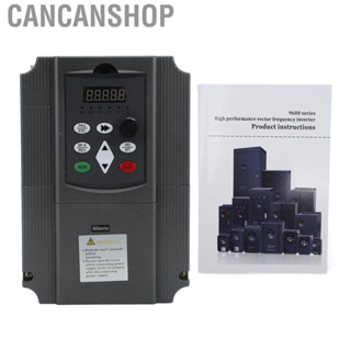 Cancanshop Variable Frequency Inverter  Drive Good Heat Dissipation 3 Phase 0-380V Output for Water Pump