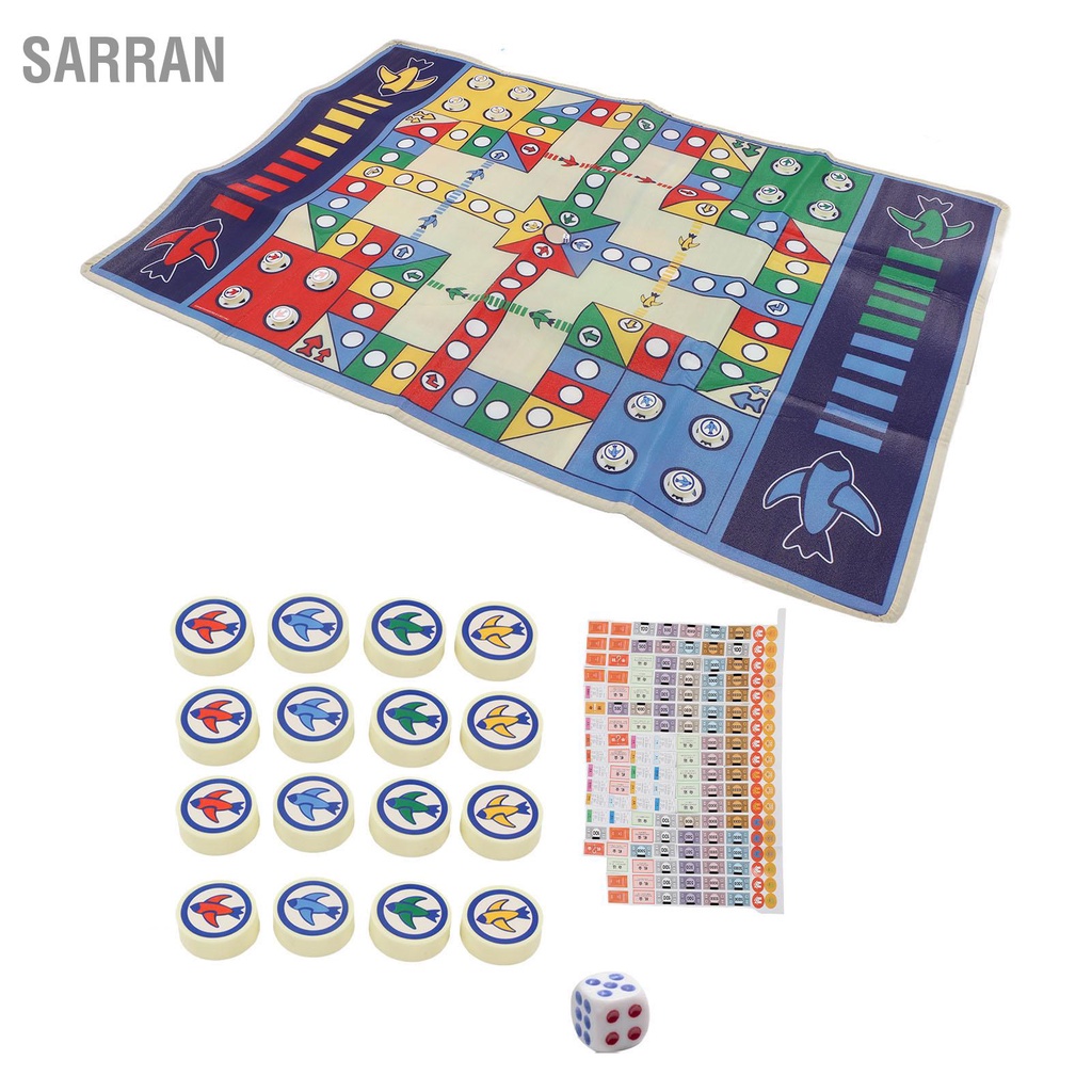 sarran-เด็กหมากรุกบินพรมเด็กตลกคลานเล่นเสื่อครอบครัว-party-board-เกมหมากรุกชิ้น