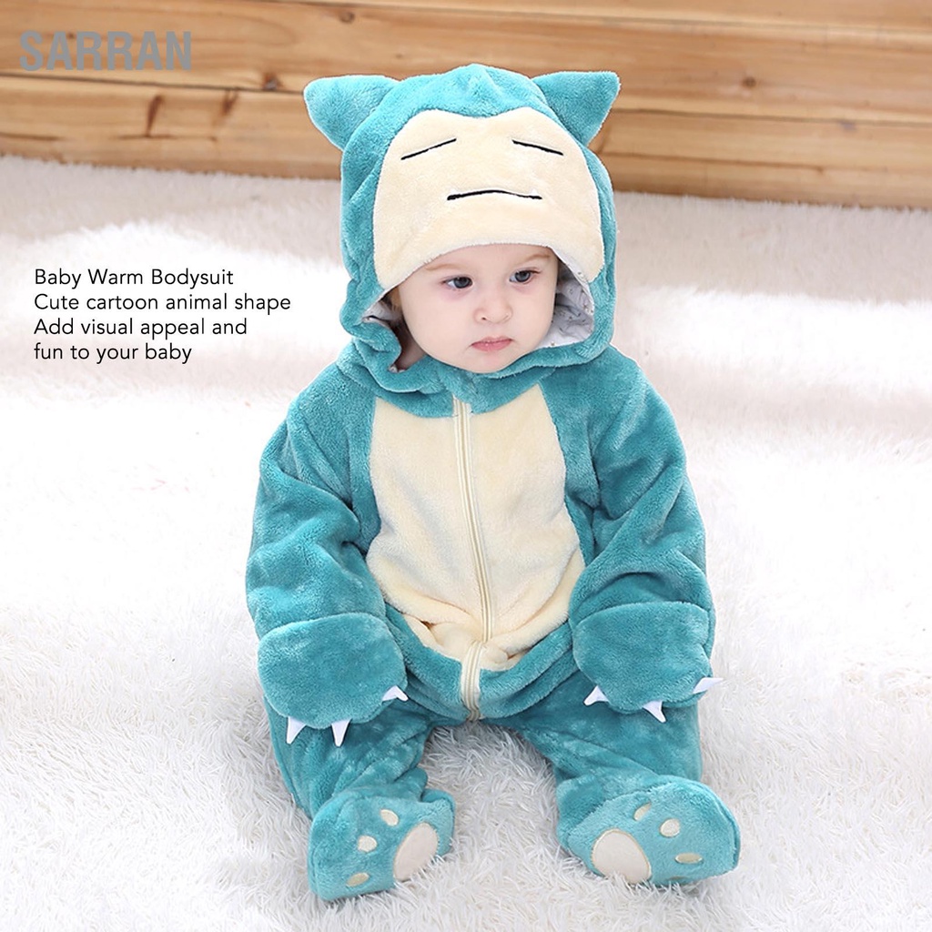 sarran-เด็กชุดบอดี้สูทน่ารักการ์ตูน-hooded-สบายทารก-snowsuit-ชุดสำหรับ-home-sleeping-party-photo