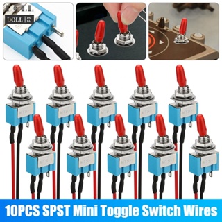 ⭐24H SHIPING ⭐Cost effective Pre wired Mini Toggle Switch for Labs and Test Machines Set of 10