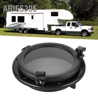 Aries306 พลาสติกต่อต้านริ้วรอยรอบ Porthole แสงระบายอากาศเรือยอชท์ RV Hatch Window Portlights พร้อมคลิปยึด