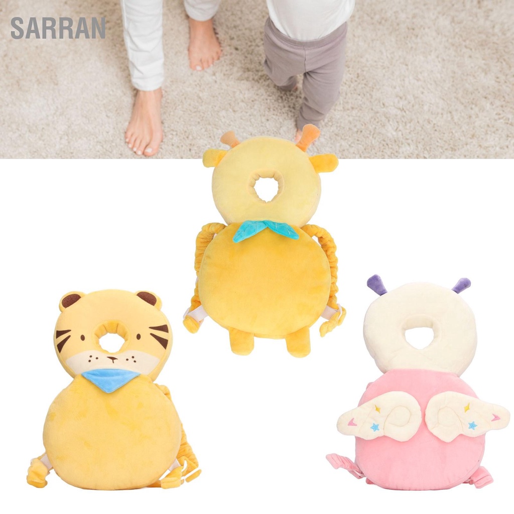 sarran-ปรับทารกการ์ตูนหัวป้องกัน-pad-soft-breathable-เด็กวัยหัดเดินน่ารัก-head-protector-กระเป๋าเป้สะพายหลัง