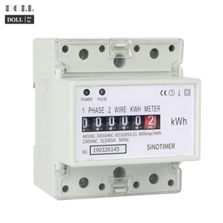 เครื่องวัดพลังงานไฟฟ้า 230V และกระแสไฟ 5 100A สําหรับติดตั้งรางดิน