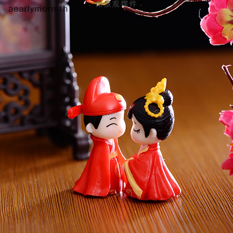 ตุ๊กตาคู่รัก-aa-ขนาดเล็ก-สําหรับตกแต่งสวนขวด-diy-th