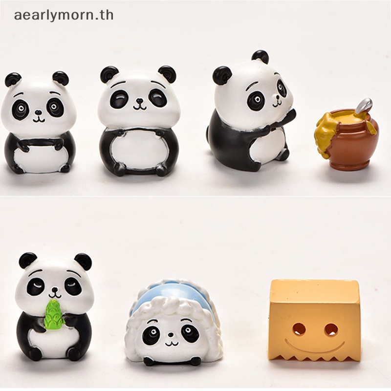 aa-ตุ๊กตาแพนด้าจิ๋ว-งานฝีมือ-diy-สําหรับตกแต่งบ้านตุ๊กตา