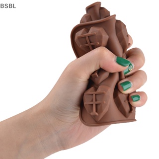 Bsbl แม่พิมพ์ซิลิโคน รูปหัวใจ ขนาดเล็ก 15 ช่อง สําหรับทําช็อคโกแลต ลูกอม เยลลี่