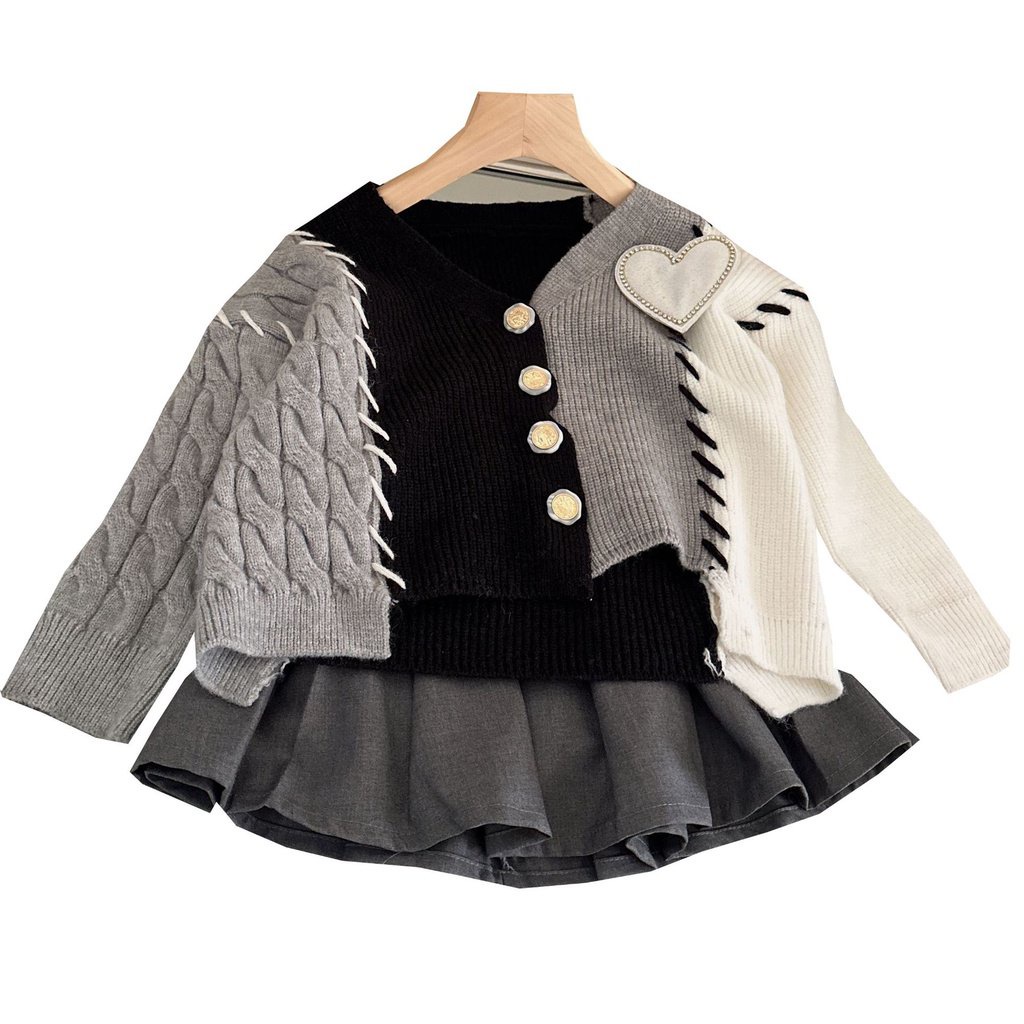 girls-short-sweater-early-autumn-new-korean-style-fashion-all-match-cardigan-stitching-short-irregular-sweater-duyf