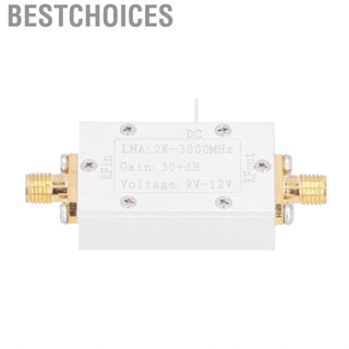 Bestchoices 2K‑3000MHz Gain 30dB RF Broadband Amplifier High Frequency LNA 9-12VDC