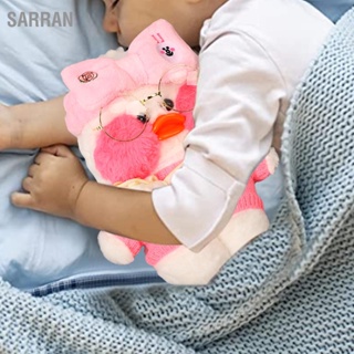  SARRAN ตุ๊กตาเป็ด สีขาว รูปลักษณ์น่ารัก นุ่มสบาย ตุ๊กตาเป็ดยัดไส้ พร้อมแว่นตา สำหรับเป็นของขวัญตกแต่งบ้าน