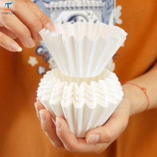 Tl กระดาษกรองกาแฟ แบบใช้มือ สําหรับทําเค้ก 50 ชิ้น ต่อกล่อง: ถ้วยกรอง Origami, ลูกฟูก, ฟอกสี - อุปกรณ์กาแฟที่จําเป็น
