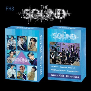 Fhs โปสการ์ดฉลาก การ์ดโลโม่ ลาย Stray Kids The Sound ของขวัญ สําหรับแฟนคลับ 55 ชิ้น ต่อกล่อง