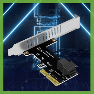 [aigoni.th] อะแดปเตอร์การ์ดไรเซอร์ PCI E เป็น SFF-8643 PCI-EX4 X8 X16 PCIE เป็น U2