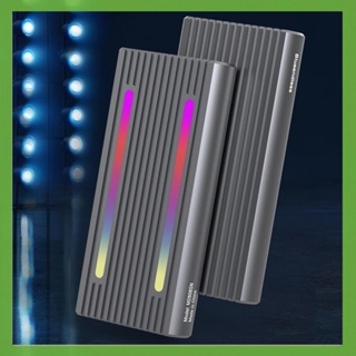 [aigoni.th] กล่องอลูมิเนียมอัลลอยด์ SSD RGB NVME NGFF สําหรับ M.2 SSD