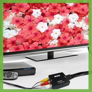 [aigoni.th] กล่องอะแดปเตอร์แปลงวิดีโอ AV เป็น HDMI 1080P MINI AV2HDMI สําหรับ HDTV