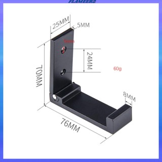 [Flameer2] ตะขอแขวนหูฟัง แบบอลูมิเนียมอัลลอย พับได้ สําหรับติดผนังทางเข้า