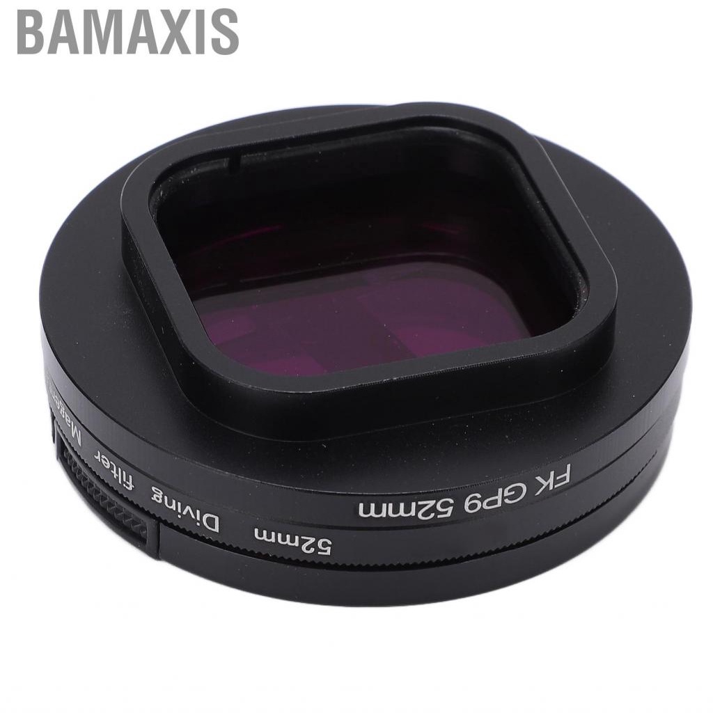 bamaxis-diving-filter-aluminum-alloy-frame-purple-lens-for-hero-9-hero10