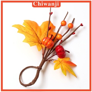 [Chiwanji] ที่ใส่ผ้าเช็ดปาก หัวเข็มขัด ผ้าเช็ดปาก วันขอบคุณพระเจ้า ฮาโลวีน สําหรับเทศกาล ห้องครัว วันหยุด วันครบรอบ โต๊ะอาหารค่ํา