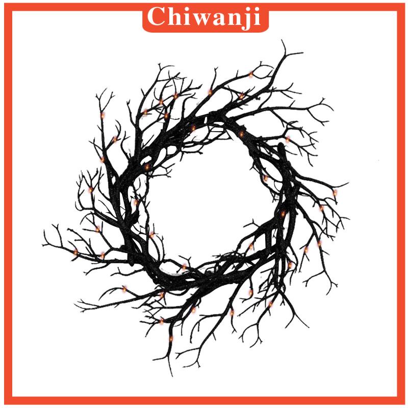 chiwanji-พวงหรีดฮาโลวีน-17-นิ้ว-สําหรับตกแต่งประตู-หน้าต่าง-คาเฟ่