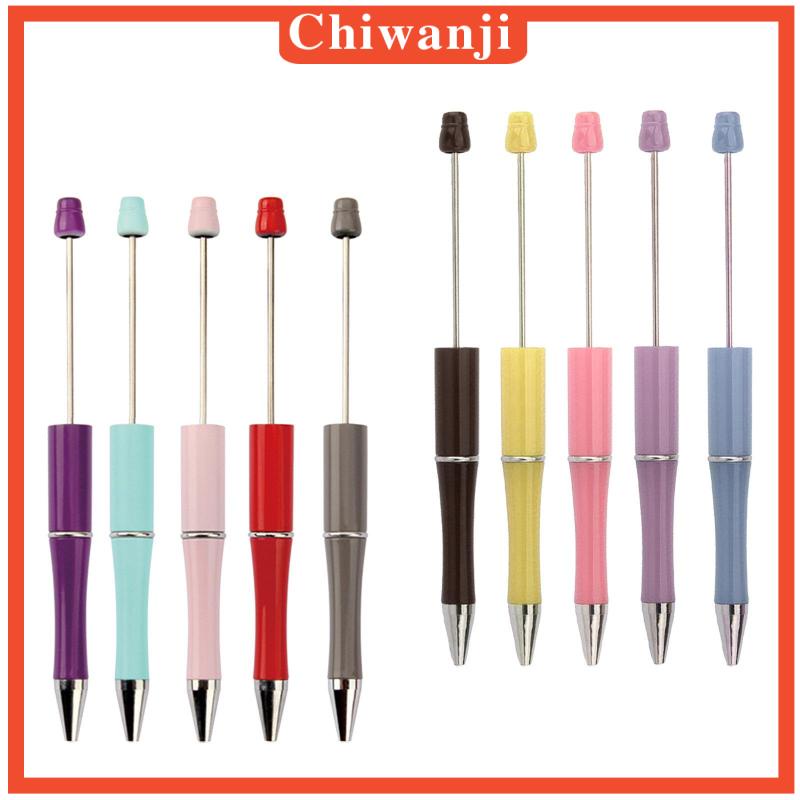 chiwanji-ปากกาลูกลื่น-1-0-มม-หมึกสีดํา-สําหรับเด็กนักเรียน-diy-5-ชิ้น