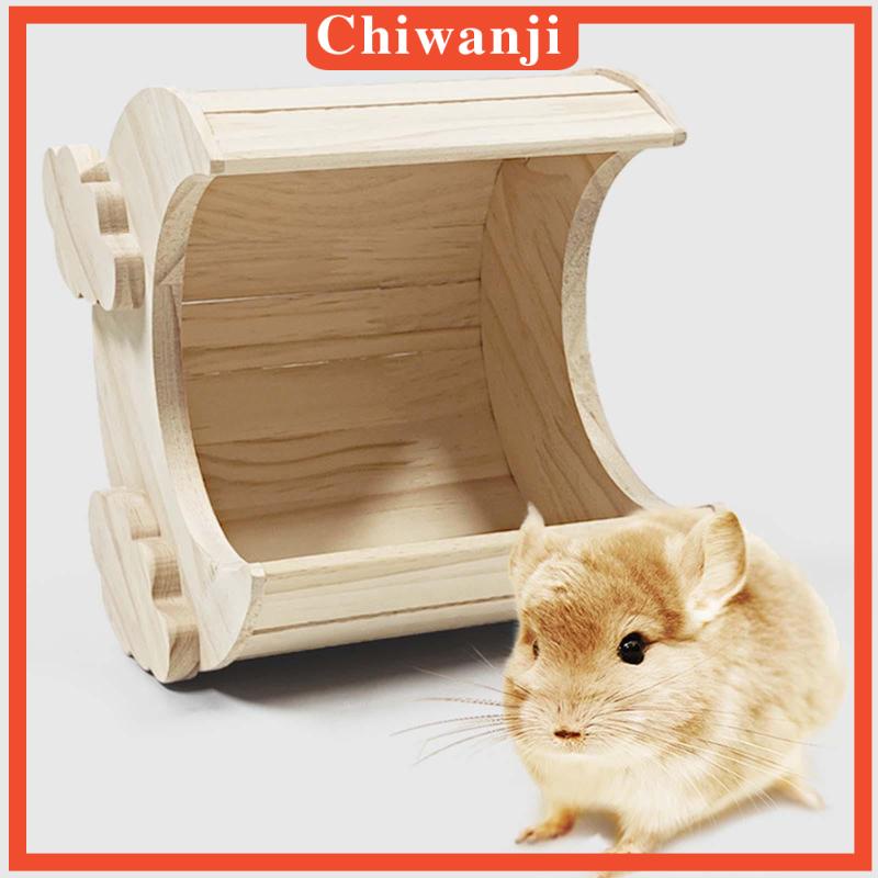 chiwanji-ของเล่นบ้านหนูแฮมสเตอร์-ปราสาทกระต่าย-ทําจากไม้-สําหรับหนูแฮมสเตอร์