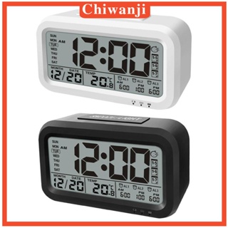 [Chiwanji] นาฬิกาปลุกดิจิทัล จับเวลานอน สําหรับห้องนอน บ้าน สํานักงาน