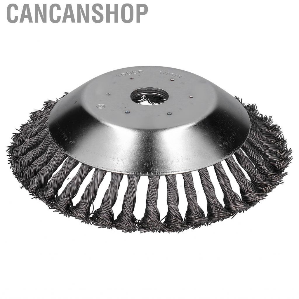 cancanshop-8in-trimmer-weed-brush-head-universal-steel-wire-weeding-wheel-lawn-mover-accessory