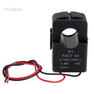 Colo PZCT-02 หม้อแปลงกระแสไฟฟ้า 100A 100mA สําหรับเครื่องวัดพลังงานไฟฟ้า