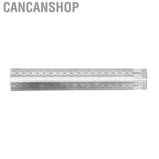Cancanshop Stainless Steel Line Ruler 7‑inch Metal For Woodworking Measurement♡
