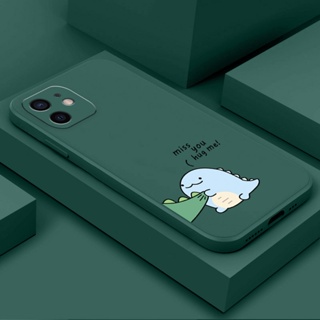 เคส Redmi 9T 9 8A 8 7 Note 9s Note 9 pro Max Note 8 pro Note 9 4G Note 7 pro YT07A คู่ ไดโนเสาร์ ซิลิโคน กันตก เคสโทรศัพท์