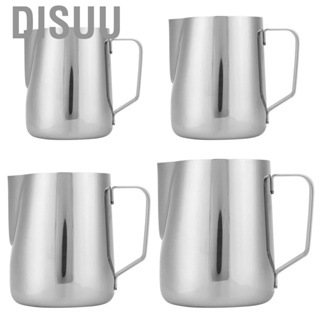 Disuu Coffee Pitcher  Comfortable Handle Frothing Jug for Cafe Latte Art Accessory Home