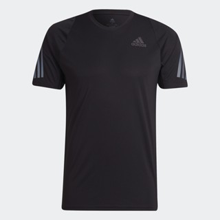 adidas วิ่ง เสื้อยืด Run Icon ผู้ชาย สีดำ HE2474