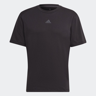 adidas เทรนนิง เสื้อยืดโยคะ AEROREADY ผู้ชาย สีดำ HL2399