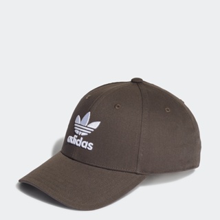 adidas ไลฟ์สไตล์ หมวกเบสบอล Trefoil Unisex สีเขียว HD9699