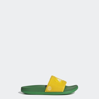 adidas ว่ายน้ำ รองเท้าแตะ adidas Adilette Comfort x LEGO® เด็ก สีเหลือง GV8233