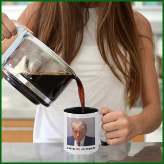 แก้วกาแฟเซรามิค ลาย Trump Trump เหมาะกับของขวัญ สไตล์คลาสสิก