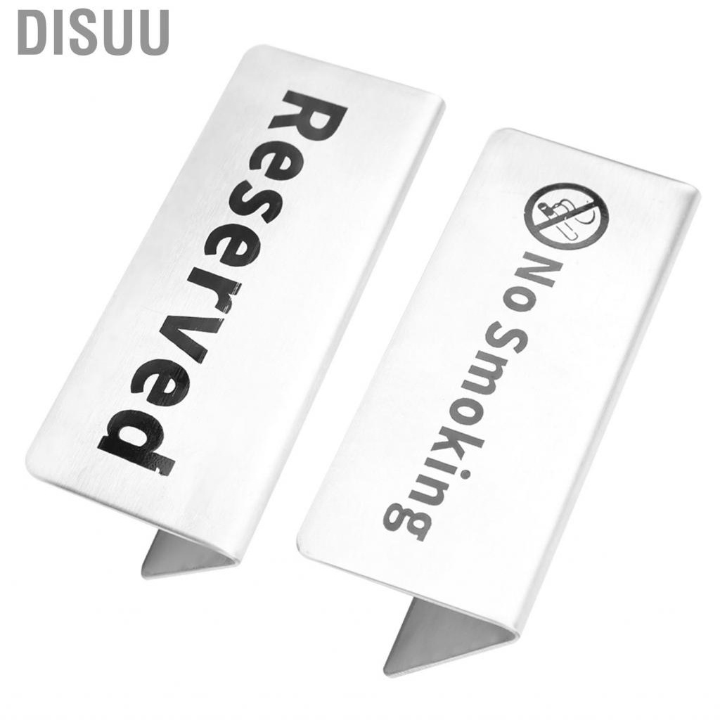 disuu-table-sign-stainless-steel-double-sided-english-letters-marks-convenient-to-store-for-restaurant-hotel-bar-pub