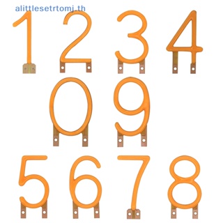 Alittlese เส้นใยตัวเลขอาหรับ 1 ชิ้น 01234567689 Dc3v ไฟ LED COB 20mA อุปกรณ์เสริม สําหรับตกแต่งภายในรถยนต์ งานปาร์ตี้ งานแต่งงาน TH