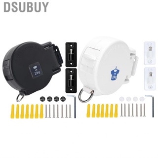 Dsubuy Clothesline Retractable  Wall Mounted Powerful Clothes Lines for Indoor Outdoor Drying Rack