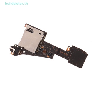 Buildvictor บอร์ดซ็อกเก็ตอ่านการ์ด TF ช่องเสียบการ์ด Micro Sd พร้อมชุดหูฟัง แจ็คเสียง สําหรับ Switch OLED TH
