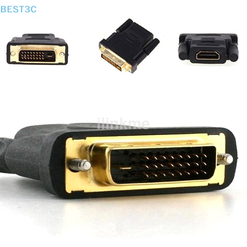 best3c-อะแดปเตอร์เชื่อมต่อ-hdmi-ตัวเมีย-เป็นตัวเมีย-vga-24-1pin-dvi-ตัวผู้-hdmi-ตัวผู้-hdtv-ขายดี